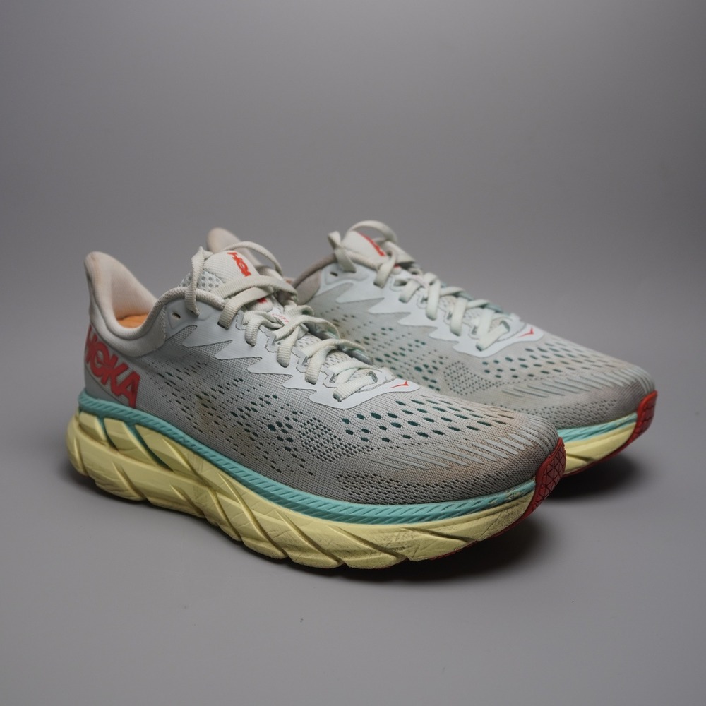 Hoka One One Clifton 7 Nimbus Cloud Lunar Rock Running Shoes Womens 1110509 NCLR